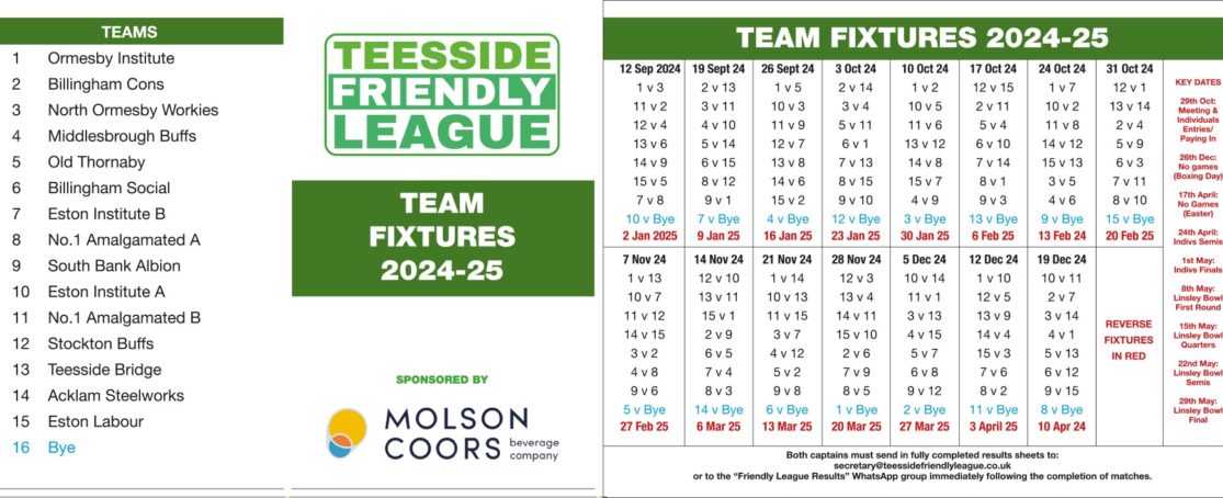 TFL-Fixtures-Season-2024-24